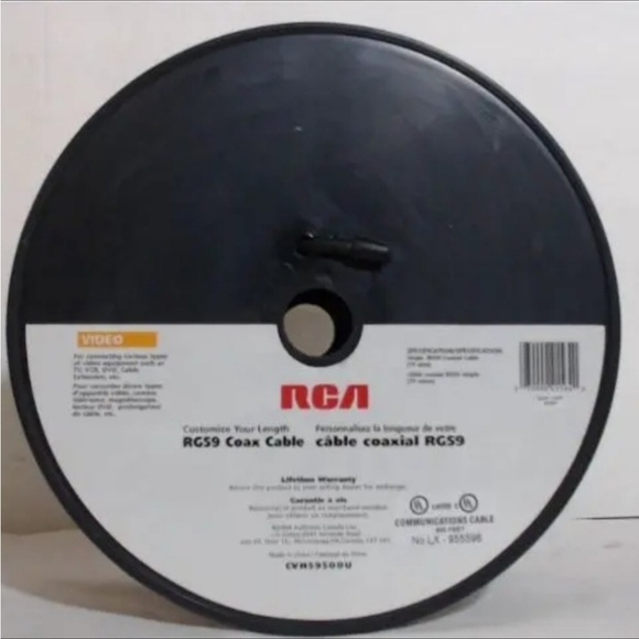 Custom RG59 cables RCA BNC COAX 1/4 inch I make to order any custom cable - Picture 2 of 2